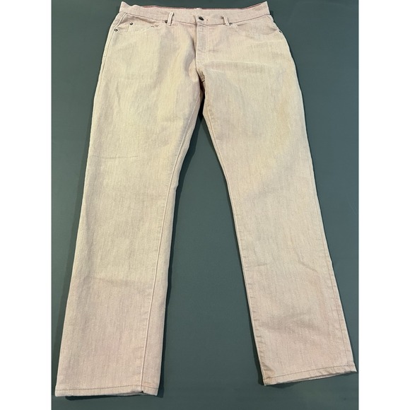Raleigh Denim Alexander Jeans Men"s Size 36 Straight Leg Stretch Pink - Picture 2 of 11